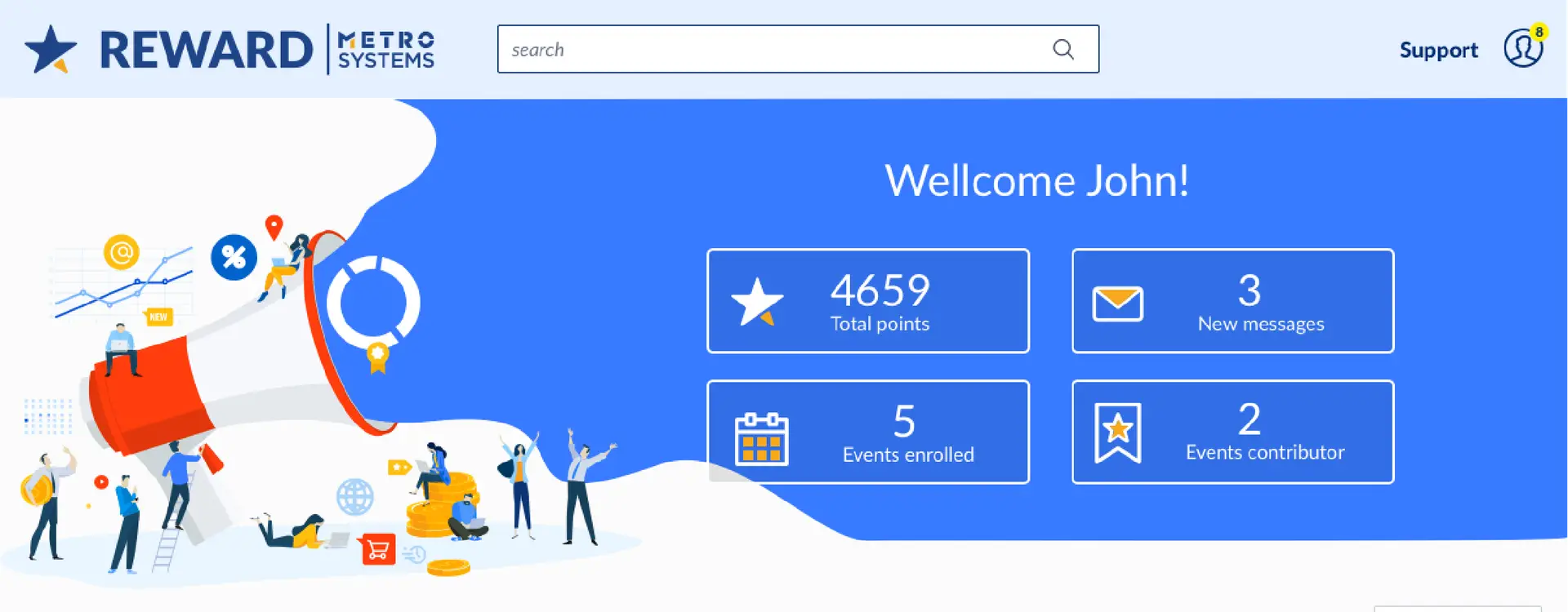 Designing a Rewards Platform for Metro.Digital